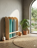Porte-Tapis de Yoga en Bois