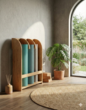 Porte-Tapis de Yoga en Bois