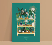 URBAN JUNGLE - Affiche plante A3/A4 - Poster, illustration végétale
