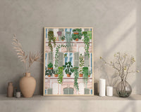 PLANT WALL - Affiche plante A3/A4 - Poster, illustration végétale