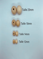 Perles rondes bois